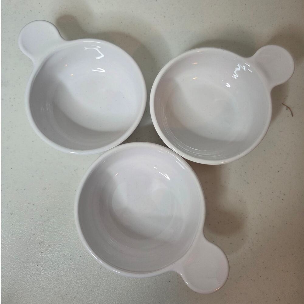 Vintage Corning Ware P150B Grab It Bowl 15oz White Pyroceram USA No Lid set of 3